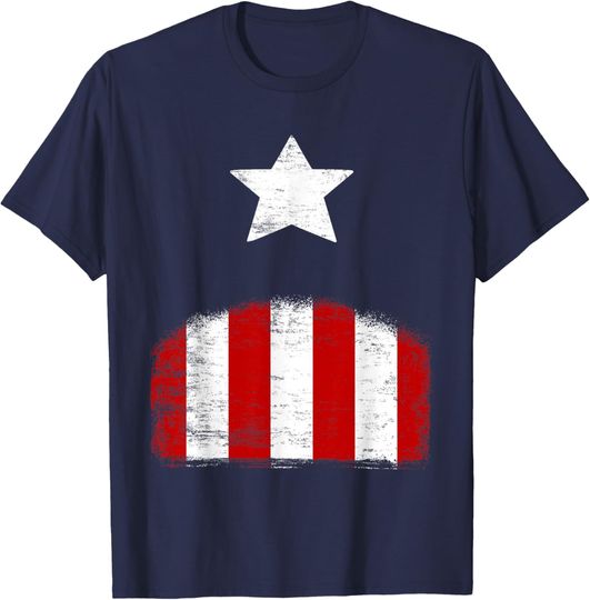 Discover Marvel Captain America Classic Avengers Halloween Costume T-Shirt, Gift For Fans