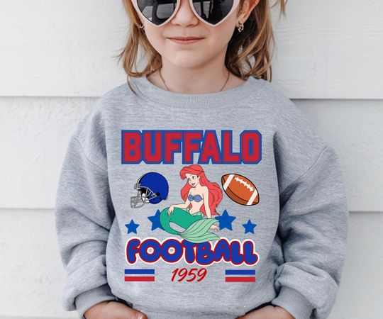 Discover Girls' Buffalo Football Vintage Sweatshirt: 1959 Fan Gear