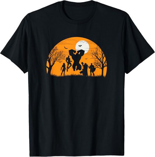 Discover Marvel Avengers Silhouette Halloween T-Shirt, Gift For Fans