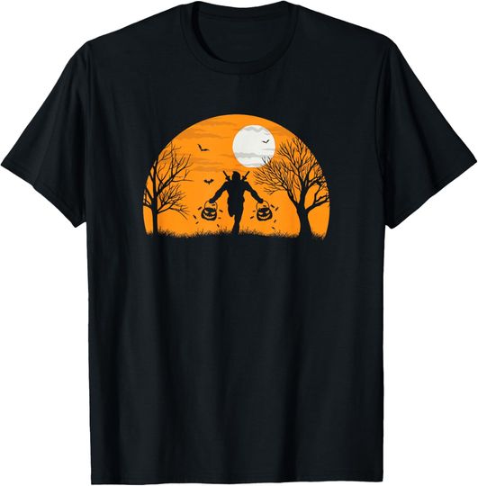 Discover Marvel Deadpool Trick-or-Treat Silhouette Halloween T-Shirt, Gift For Fans