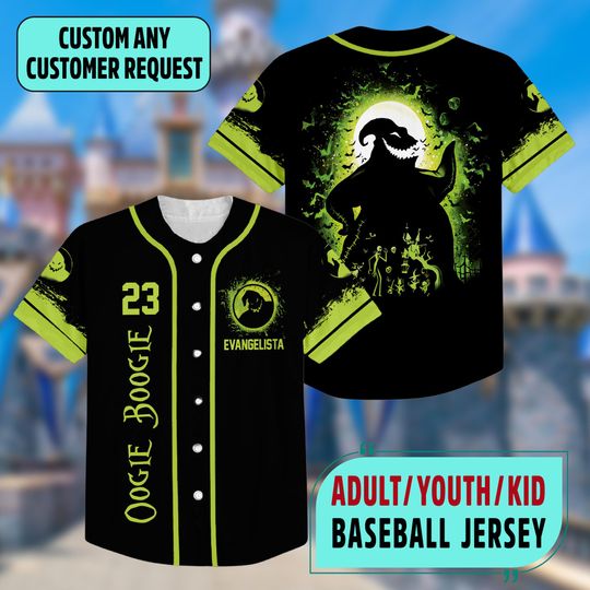 Discover Funny Ghost Baseball Jersey, Horror Movie Baseball Jersey, Ghost Jersey Shirt, Funny Ghost Jersey, Horror Shirt Gift, Magic World Jersey