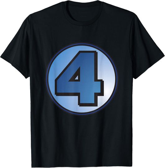 Discover Marvel Fantastic Four Super Hero Logo Costume T-Shirt T-Shirt, Gift For Fans