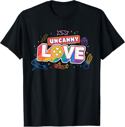 Discover Marvel X-Men Uncanny Love Pride T-Shirt, Gift For Fans