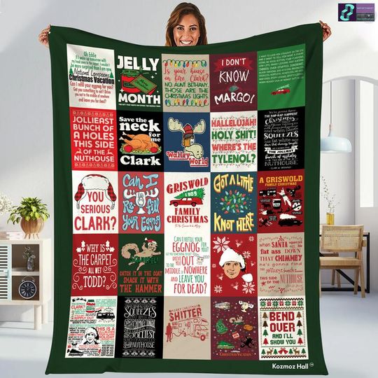 Discover Griswold Family Christmas Blanket, National Lampoon's Christmas Vacation