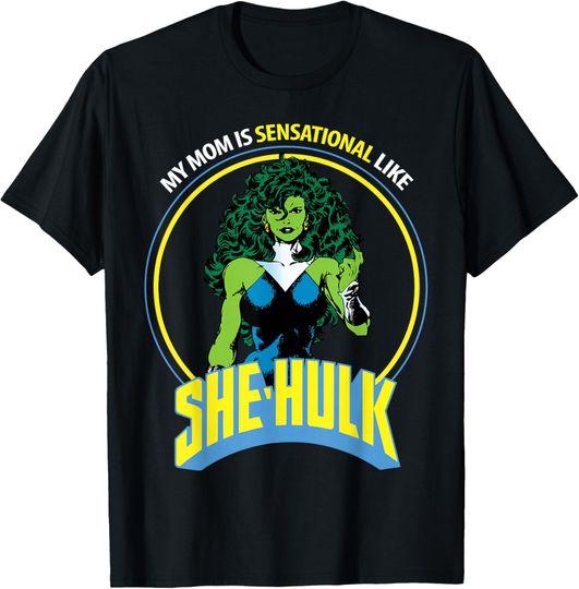 Discover Marvel She-Hulk My Mom is Sensational Mother's Day T-Shirt, Gift For Fans