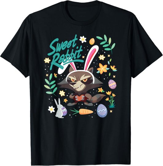 Marvel Guardians of the Galaxy Rocket Sweet Rabbit Easter T-Shirt, Gift For Fans