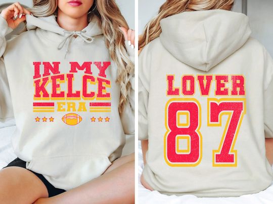 Swiftt And Kelce Era Hoodie Vintage Swiftt Shirt Loving Him Was Red Shirt Kelce Eras Tour Shirt KC Football Travis And Taylorr Chiefs Era Shirt