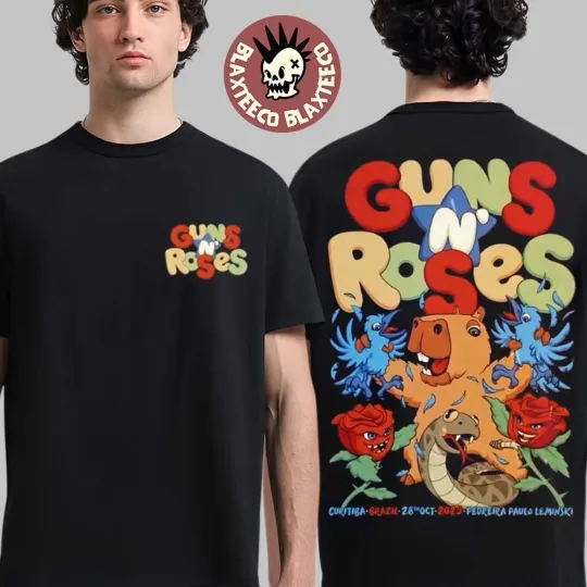 Discover Guns NRose Curitiba Brazil 2025 Venue Tee At Pedreira Paulo Leminski On 28 Octob