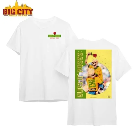 Discover Guns NRose Sao Paulo Brasil 2025 Event Tee At Allianz Parque On October 25 2025