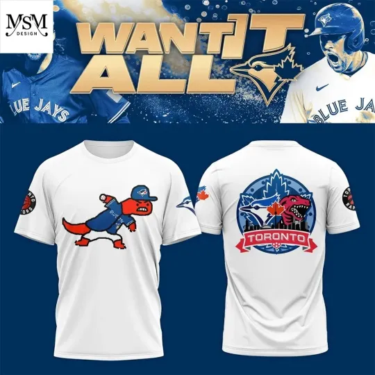 Discover Toronto city Blue Jay Toronto Raptors 2025 Shirt