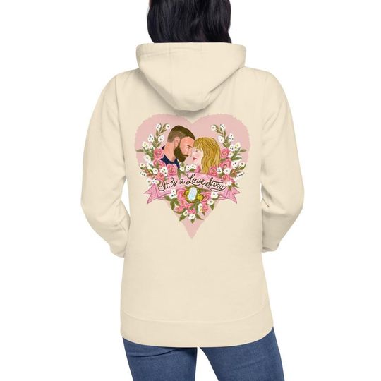Discover TNT Love Story Hoodie: Taylorr and Travis Fan Art Sweatshirt