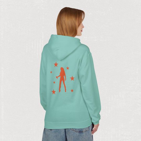 Discover SHOWGIRL 12 Comfort Colors Hoodie, Double Sided Orange Era Hoodie for Music Lovers, Cozy Gift for Teens, Pop Culture and Taylorr Fans