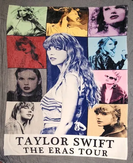 Discover Taylorr Swifts Eras Tour Fleece Plush Throw Blanket , Gift For Fans