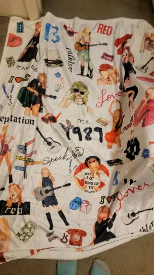 Discover Taylorr Swifts Fleece Buttery Soft Blanket With All Your Favorite Taylor Designs