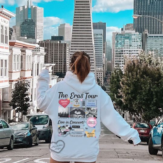 melbourne night 2 retro hoodie | tour | female rage | merch | eras | mirrorball | it was rare | tour hoodie | in my era