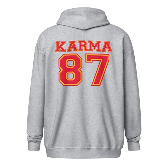 Discover Karma 87 Unisex heavy blend zip hoodie