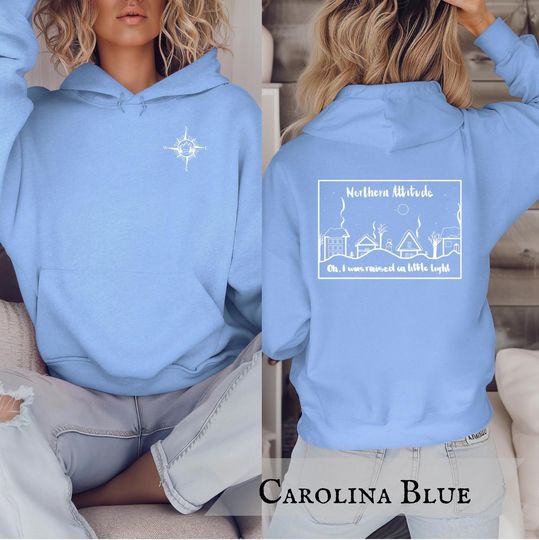 Discover A Northerner's Attitude New England Double-Sided Adult Hoodie Original Hand Drawn Sweatshirt