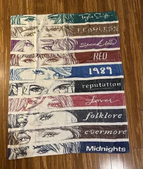 Taylorr Swifts Throw Blanket Albums Ultra-Soft Micro Fleece