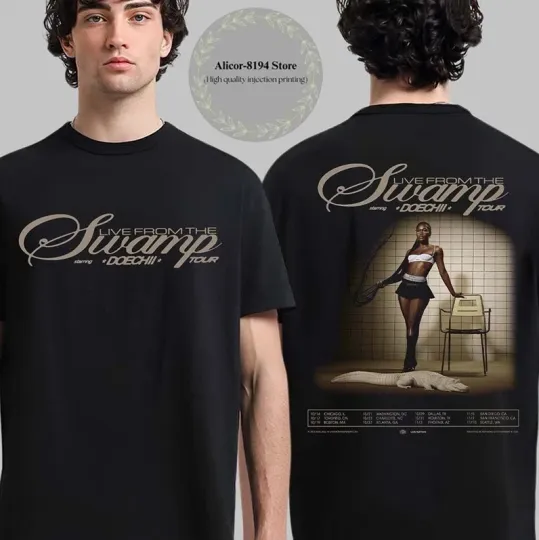 Discover Doechii Live From The Swamp Tour 2025 North America 2025 T-Shirt