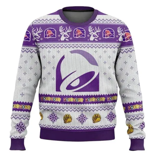Xmas Taco Bell Ugly Christmas Sweater Unisex