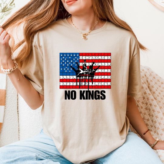 Discover No Kings in America Shirt, Anti Trump Shirt, Political Shirts, Anti Maga Shirts, Crown No Kings Shirt, Protest Shirts, Nope Kings Shirt