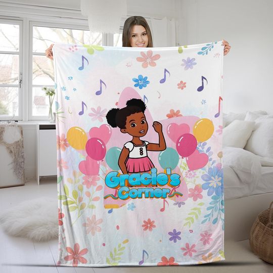Discover Custom Gracie's Corner Blanket, Gracie's Corner Blanket, Gracie's Corner Birthday Gifts, Gracie's Fleece Blanket, Disney Blanket AXHO17