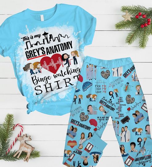 Discover Christmas Grays Anatomy Pajamas, Grays Anatomy Shirts, Grays Anatomy Pajamas Set, Grays Anatomy Xmas Pajamas, Grays Anatomy Pj Set