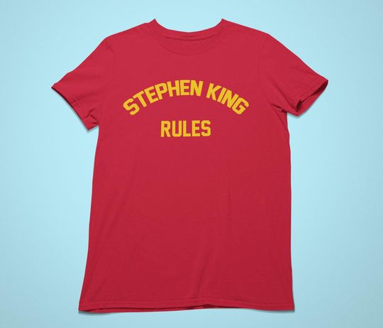 Stephen King Rules Tee: Unisex Monster Squad Halloween Costume