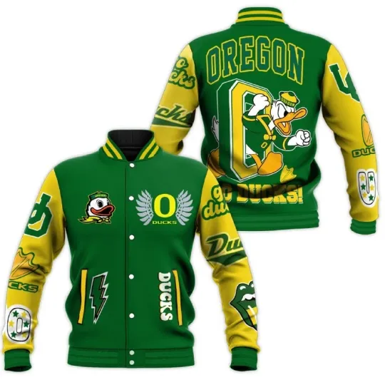Discover Oreg ducks New Baseball Jacket For Fan, Gift For Him, Gift For Friend