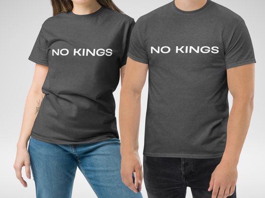 NO KINGS T-Shirt Cotton Classic Comfort Colors Tshirt American S-5XL sizes