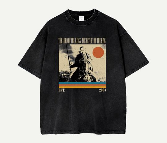 Discover The Lord of the Rings: The Return of the King Movie Shirt / Comfort Colors Shirt / Vintage Shirt / Retro Movie Shirt / Classic T-Shirt