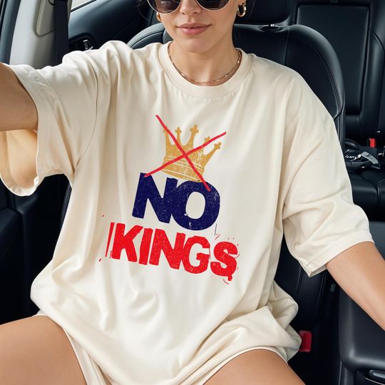 Discover No Kings In America Shirt, Rejecting Kings Since 1776 Shirt, Political Tee, Democracy Tee, Democracy Not Monarchy Shirt