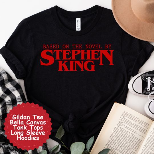 Stephen King Novel Shirt: Horror Book Lover Gift
