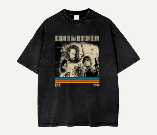 Discover The Lord of the Rings: The Return of the King Movie Shirt / Comfort Colors Shirt / Vintage Shirt / Retro Movie Shirt / Classic T-Shirt