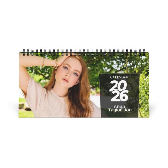 Discover Sadie Sink 2026 Desk Calendar |Premium Spiral Bound Celebrity Photo Calendar | Perfect Gift for Fans & Desk Dcor