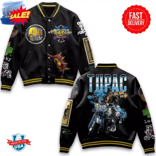 Discover Tupac All Eyes On Me Limited Edition Baseball Jacket