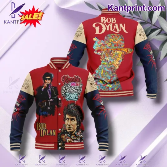 Bob Dylan The Man The Myth The Legend Baseball Jacket