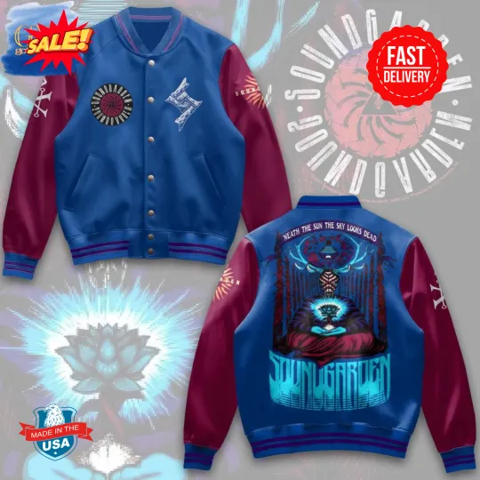 Soundgarden Black Hole Sun Baseball Jacket
