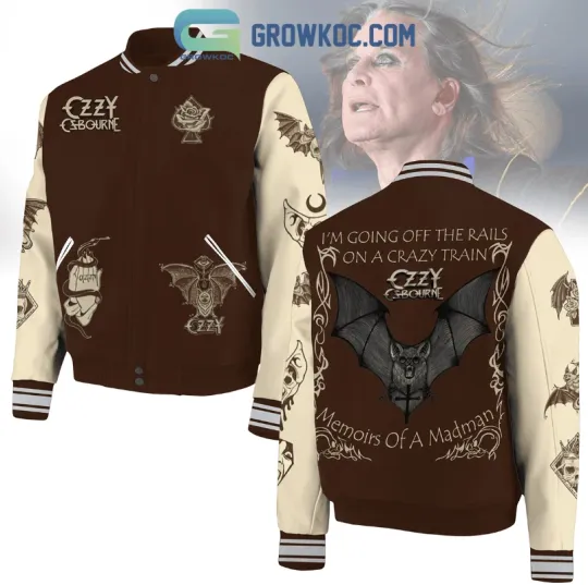 Ozzy Osbourne A Madman Baseball Jacket