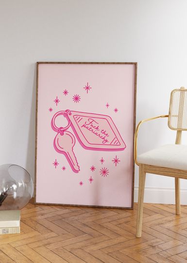Fuck the Patriarchy, Feminist Art Print, Girly Wall art, Preppy Wall Art, Taylorr Swifts Poster, All Too Well Poster, Taylorr Swifts Decor