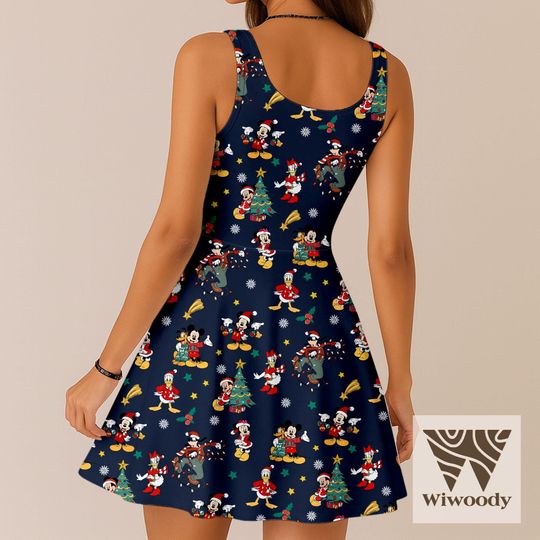 Discover Mickey and Friends Skater Dress, Very Merry Christmas Dress, Disneyland  Christmas  Party 2025 Outfit