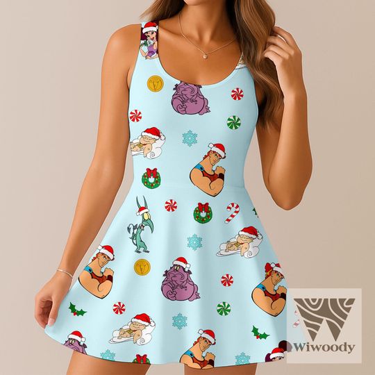 Hercules Christmas Skater Dress, Very Merry Christmas Dress, Disneyland  Christmas  Party 2025 Outfit
