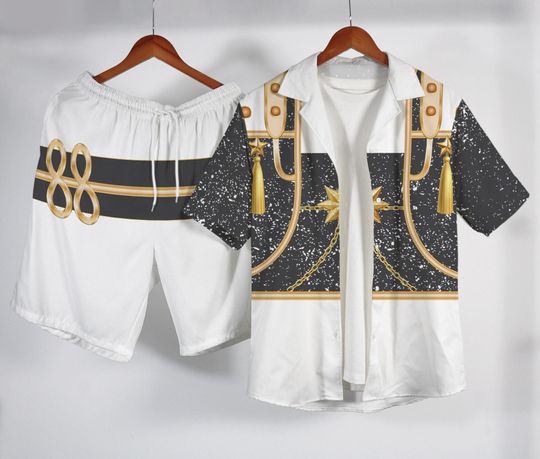 Discover Mira Hawaiian Shirt, Kpop Huntrix Demon Hunters Outfit, Tropical Button Up Shirt Summer Cosplay Gift, Kpop Merch Shirt, Demon Hunters Gifts