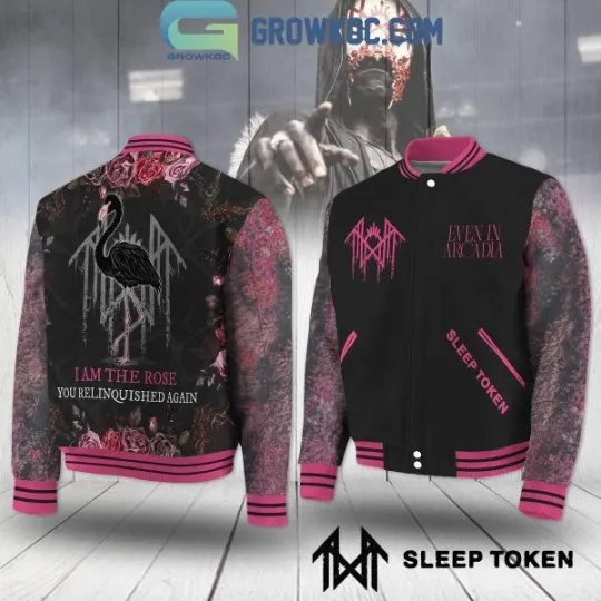 Discover Sle*epp To*kenn I Am The Rose You Relinquished Again Baseball Jacket