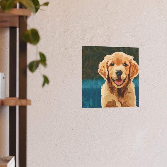 Discover Dog Debut Era Poster, Vinyl Album Cover Art Print, Satin Matte Wall Decor, Archival Dog Art Print, Dog Lover Gift, Music Inspired Poster