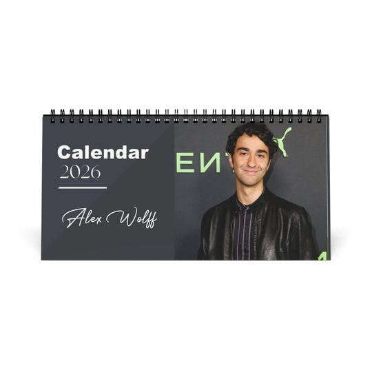 Discover Alex Wolff 2026 Desk Calendar | Actor Planner | Movie Star Gift | TV  Film Decor | 2026 Calendar