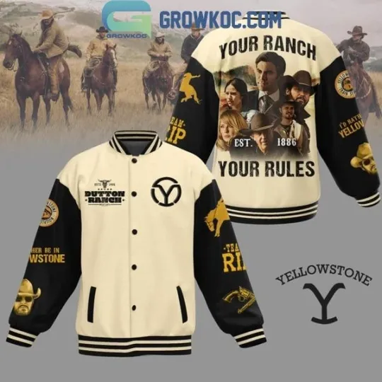 Discover YStone Your Rank Your Rules EST 1886 Dutton Baseball Jacket