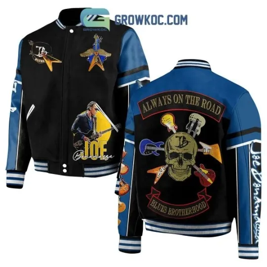 Discover Joe Bonamassa Blue Brotherhood Baseball Jacket