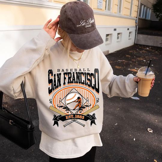 Discover Vintage San Francisco Baseball Sweatshirt,San Francisco Baseball T-Shirt,Baseball Sports Fan Tee,Sweat-Aldult-Youth Tshirt,Baseball Hoodie