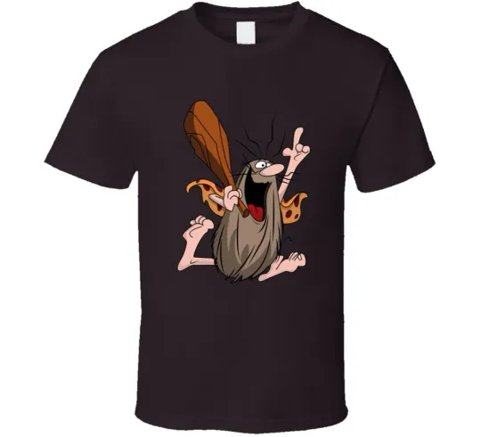 Captain Caveman Retro Cartoon 3D T-Shirt